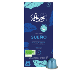 10 capsule compatibili Nespresso* Original Deca bio Sueno Decaf' - Lugat
