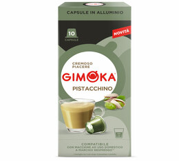 10 capsule compatibili Nespresso* Original Pistachio - Gimoka