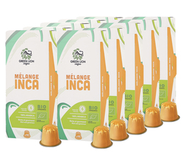 100 capsule compatibili Nespresso* Original Le Mélange Inca Bio – Green Lion Coffee