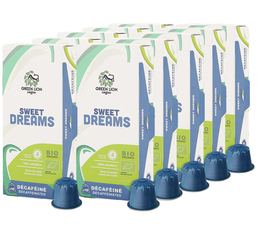 100 capsule compatibili Nespresso* Original Sweet Dreams Decaffeinato Bio – Green Lion Coffee