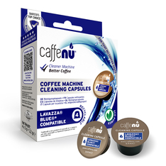 Caffenu - Capsule per la pulizia della macchina da caffè Lavazza Blue x 4