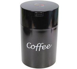 Lattina sottovuoto 500gr/1,85L nera con logo - Coffeevac