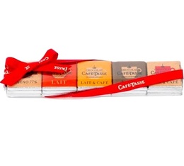 Café Tasse - 15 mini tavolette di Cioccolato Gusti Assortiti