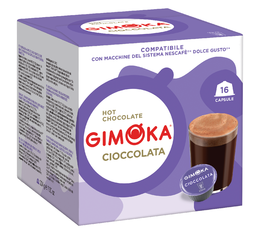 16 capsule compatibili Nescafe* Dolce Gusto* Cioccolata – Gimoka