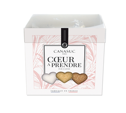 Canasuc - 45 zollette di zucchero a forma di cuore - Cœur à prendre