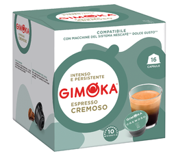 16 capsule compatibili Nescafe* Dolce Gusto* Cremoso – Gimoka