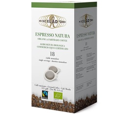 Miscela d'Oro - 18 cialde ESE - Espresso Natura Bio