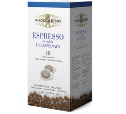 Miscela D'Oro - 18 cialde ESE - Decaffeinato