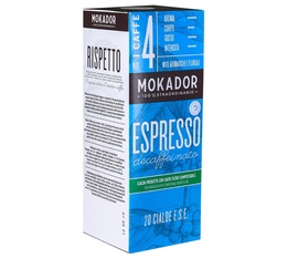 Mokador Castellari - 20 cialde ESE - Decaffeinato 