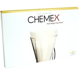 Chemex - 100 filtri bianchi per caffettiera da 1 a 3 tazze