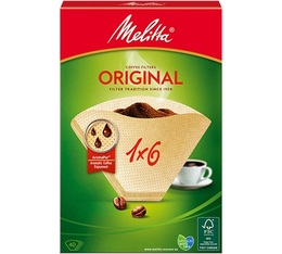 Melitta - 40 Filtri per caffè marroni 1x6 