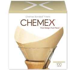 Chemex - 100 filtri bianchi per caffettiera da  6 a 10 tazze