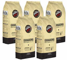  Caffè Vergnano - Caffè in grani per uso professionale - Gran Aroma 5 x 1 kg 