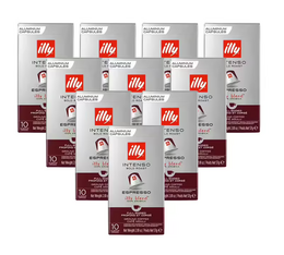 100 capsule compatibili Nespresso* Original Tostatura Intenso – Illy