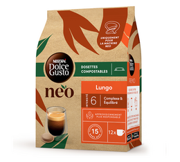 12 cialde Nescafe* Dolce Gusto* NEO Lungo