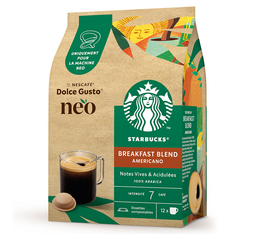 12 cialde Breakfast Blend Americano - Nescafe® Dolce Gusto® - NEO Starbucks