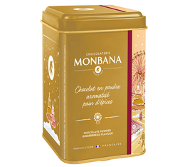 Monbana - Cioccolato in polvere di Natale aromatizzato al pan di zenzero 250 g