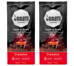 Bialetti - Caffè in grani - Esperto Classico 2 x 500 g 