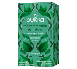 Tè verde Matcha alla menta 20 bustine - PUKKA