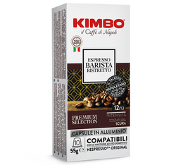 10 capsule compatibili Nespresso* Original Espresso Barista Ristretto – Kimbo