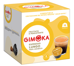 16 capsule compatibili Nescafe* Dolce Gusto* Lungo – Gimoka