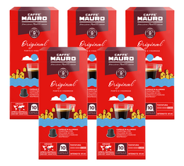 caffe mauro capsule nespresso original x 50