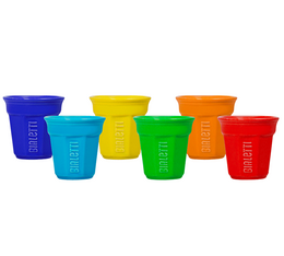 Bialetti - 6 Bicchierini da caffè colorati 9 cl