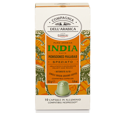 10 capsule compatibili Nespresso* Original Malabar Monsonato India – Caffè Corsini