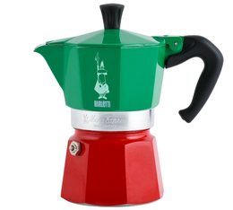 Bialetti - Moka Express Tricolore - 6 tazze