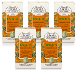 50 capsule compatibili Nespresso* Original Malabar Moussoné India – Corsini