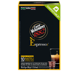 10 capsule compatibili Nespresso* Original Napoli – Caffè Vergnano