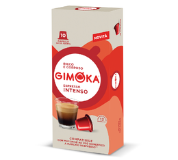 10 capsule compatibili Nespresso* Original Intenso – Gimoka