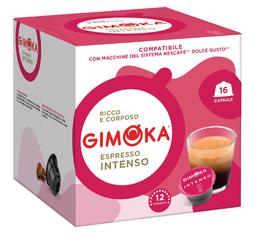 16 capsule compatibili Nescafe* Dolce Gusto* Intenso – Gimoka