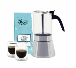 Pylano - Caffettiera Kiara 6 tazze Induzione + offerta regalo