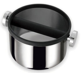 Knock box Motta rotonda da 20 cm in acciaio inossidabile 18/10