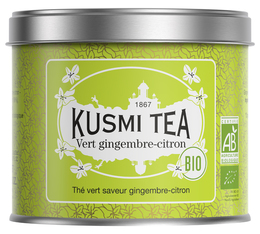 Tè verde biologico allo zenzero e limone - barattolo da 100 g - KUSMI TEA