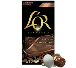 10 capsule compatibili Nespresso* Original Cioccolato – L'Or Espresso