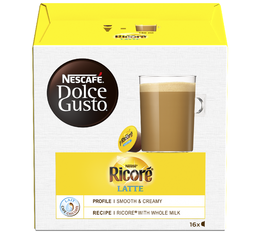 16 capsule Cappuccino Ricore Latte - Nescafé* Dolce Gusto*