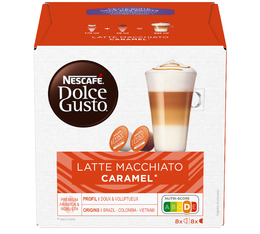 16 capsule Latte Macchiato Caramel – Nescafé* Dolce Gusto*
