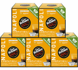 Caffè Vergnano - 80 capsule compatibili Lavazza A Modo Mio - Napoli 