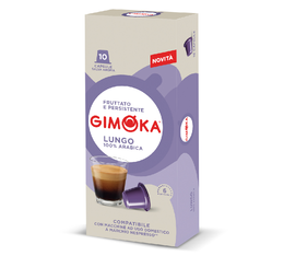 10 capsule compatibili Nespresso* Original Lungo – Gimoka