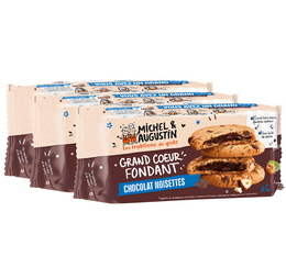 Michel & Augustin - Pack di 3 confezioni da 6 Cookies cioccolato al latte