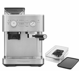 KitchenAid 5KES6551ESX Macchina semi automatica con macinacaffè Acciaio  