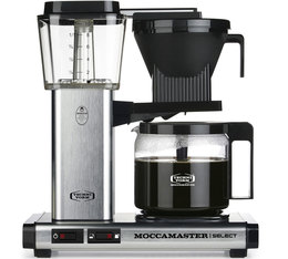 Caffettiera filtro Moccamaster KBG741 Select Alluminio Spazzolato