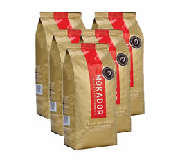Mokador Castellari - Caffè in Grani Uso professionale 100% Straordinario Gran Miscela 5 x 1 kg