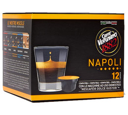 12 capsule compatibili Nescafe* Dolce Gusto* Napoli – Caffè Vergnano