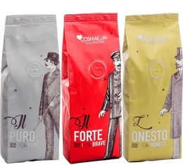 Cosmai Caffè - Caffè in grani - Kit Degustazione 3 x 250 g