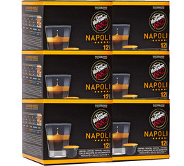 72 capsule compatibili Nescafe* Dolce Gusto* Napoli – Caffè Vergnano