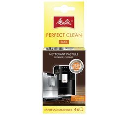 Melitta - Pastiglie per la pulizia PERFECT CLEAN per macchine automatiche x 4