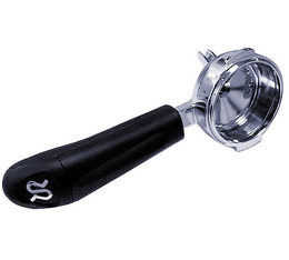 Portafiltro in ottone 2 beccucci 58mm con logo per macchina per caffè espresso Rancilio